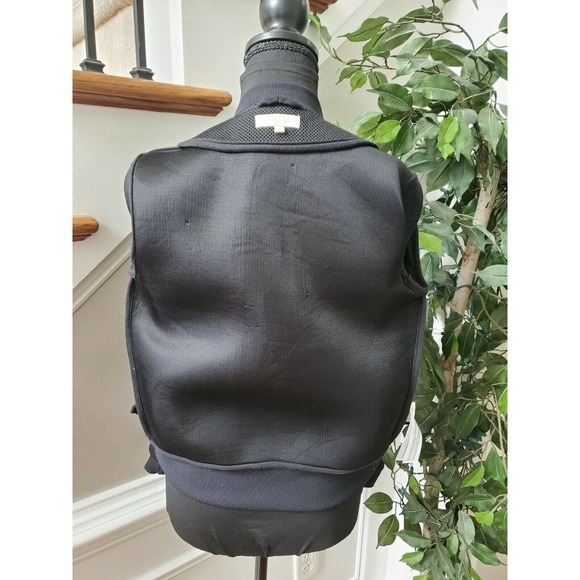 Intropia Womens Black 100% Polyester Long Sleeve Front Full Zip Casual Jacket 34 - Picture 8 of 12